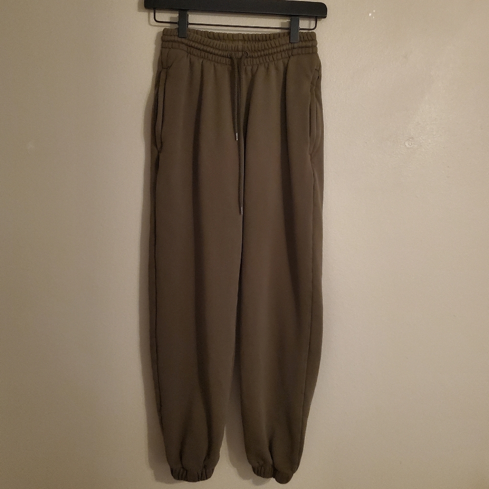 WARDROBE.NYC Olive Green Track Pants